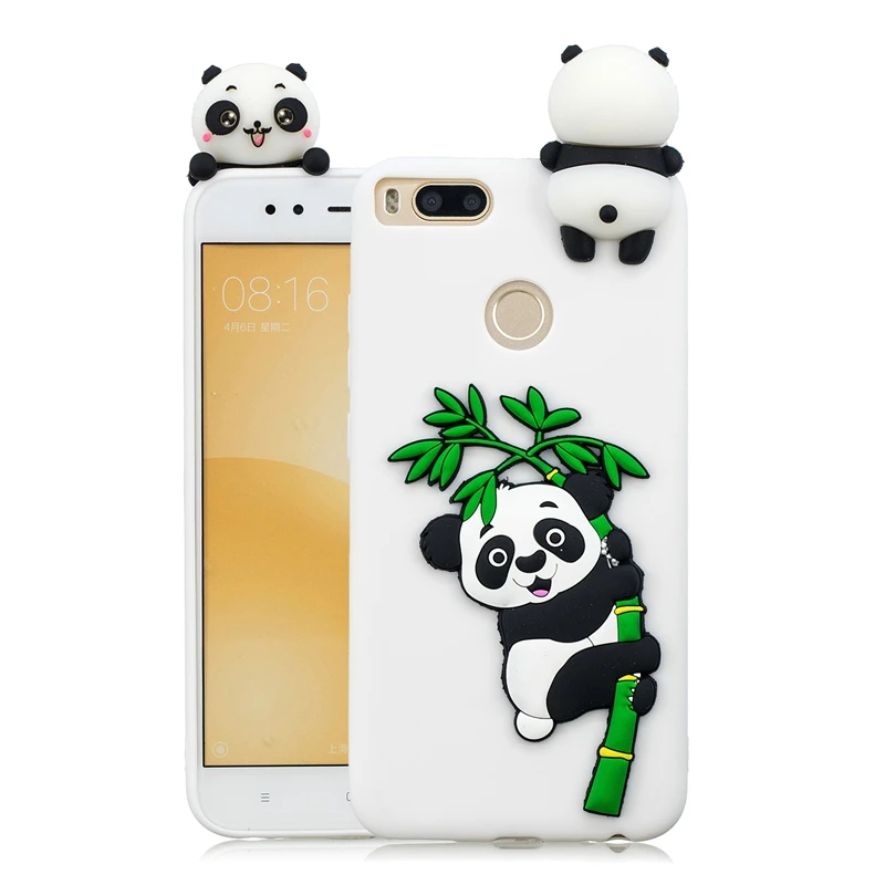 Xiaomi mi A1 чехол mi 5x чехол милый 3D единорог панда патч силиконовый чехол для телефона на Funda Xiaomi mi a1 Xio mi Чехол женский корейский