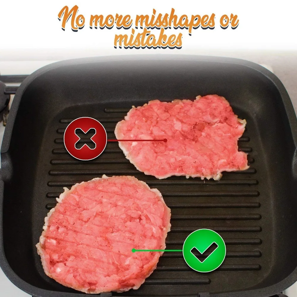 1 комплект Пластик мясо Пресс инструмент бургер пресс для гамбургера гамбургер