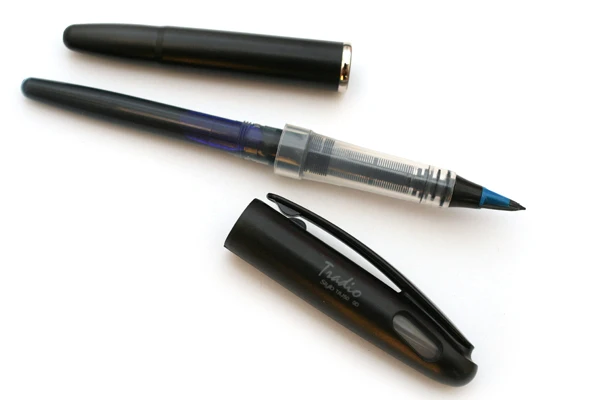 Перьевая ручка Pentel Tradio Stylo (4 шт./лот: 1 перьевая + 3 стержня) 0 мм 2 для графического