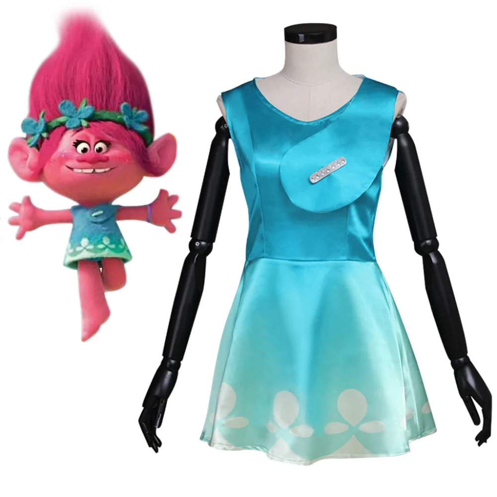Женский костюм принцессы тролли|costume cosplay|costume adultcarnival costume |