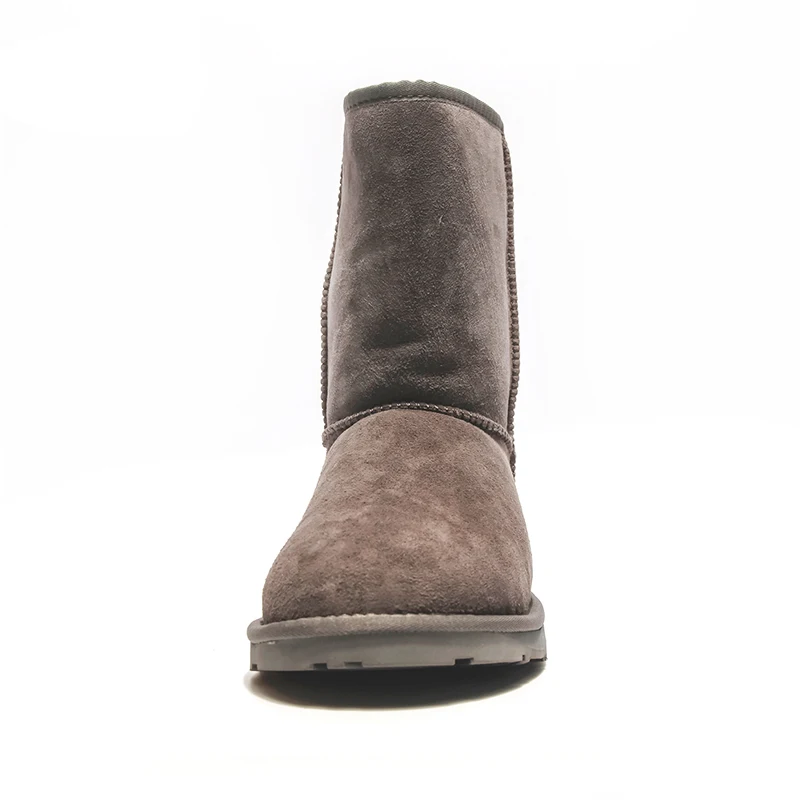 2017 Австралийские Ботинки Снежка Женщин Круглый Носок Новый Теплый Мех Flock Сапоги