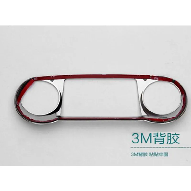 Автомобильный Стайлинг ABS хром автомобильные чехлы центральной консоли панель