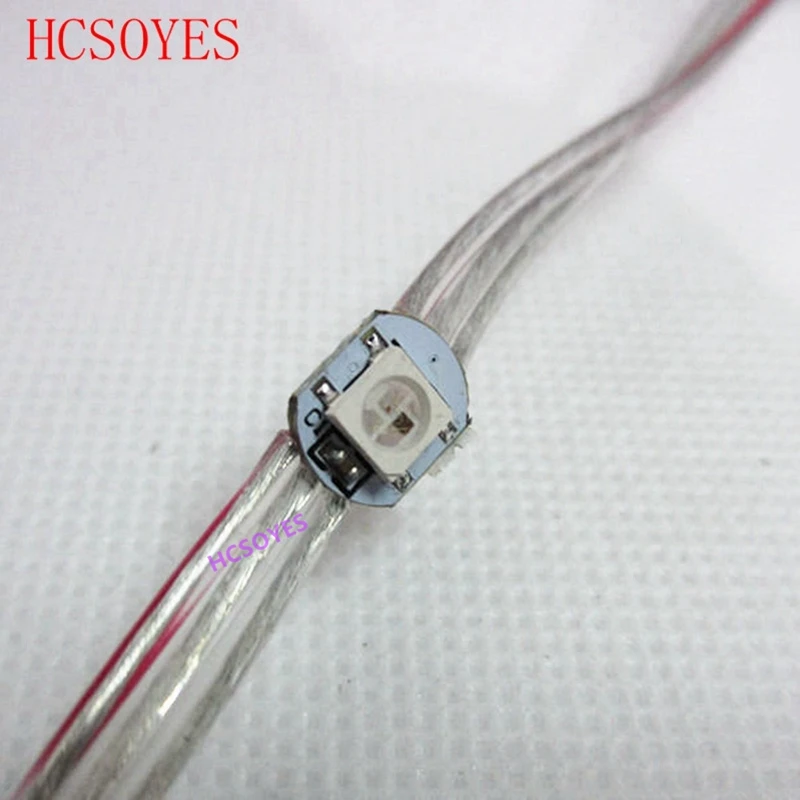Предварительно припаянсветодиодный светодиодные узлы модуля s WS2812B DC5V 12 см