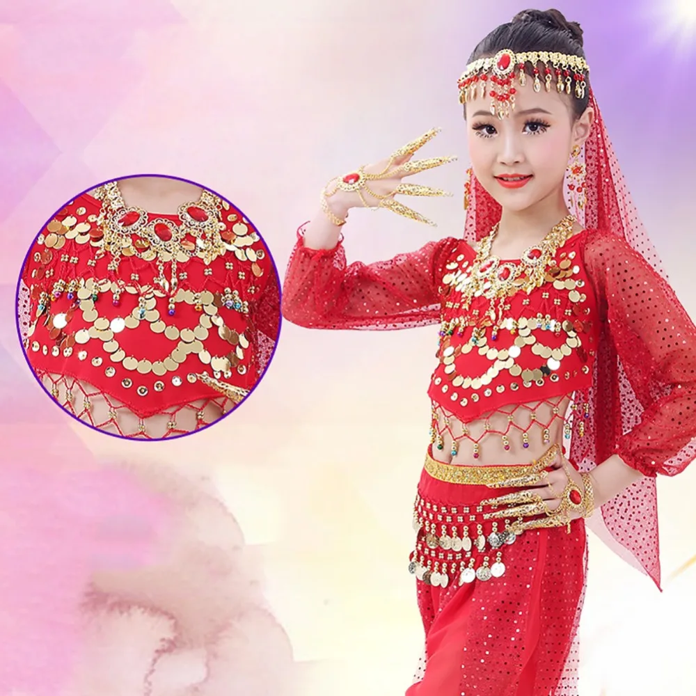 Детские костюмы для танца живота девочек комплект из 2 предметов 6 (головной убор