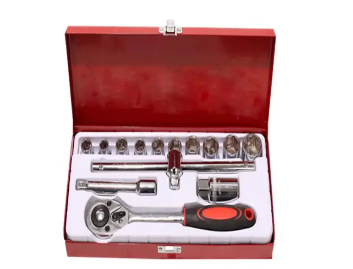 

14 шт. торцевой ключ в сборе, ручной автомобильный бытовой станок, набор инструментов для ремонта мотоцикла, различные виды винтовых гаек, ин...