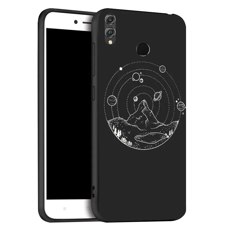Чехол для huawei Honor 8X 8A 9 10 Lite чехол s Space Moon Astronaut, чехол для телефона huawei Honor 7C 7A Pro, чехол-бампер