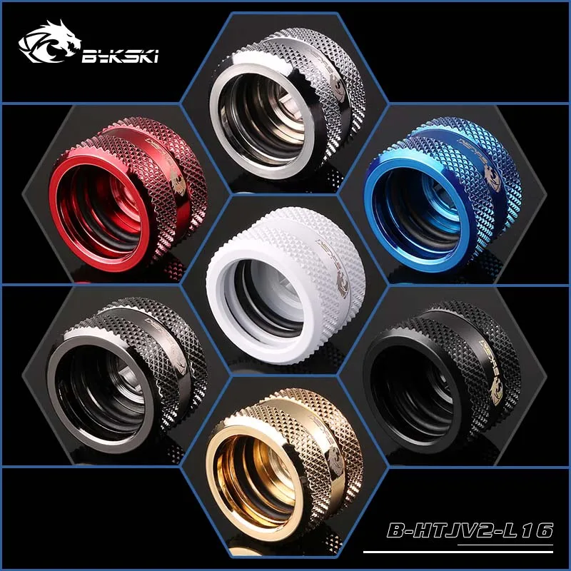 Bykski B-HTJV2-L12 B-HTJV2-L14 жесткая трубчатая арматура для OD12mm/14mm/16mm Цвет G1/4 ''быстрый