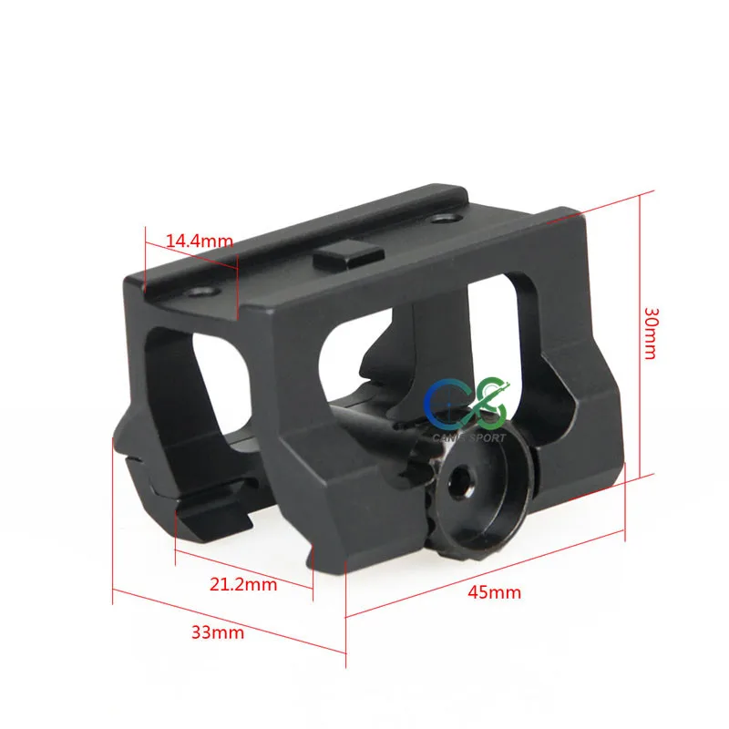 PPT Hot Tactical Scope Mount Riser Mount для T2 Red Dot Sight подходит для любого Пикатинни gs24-0149