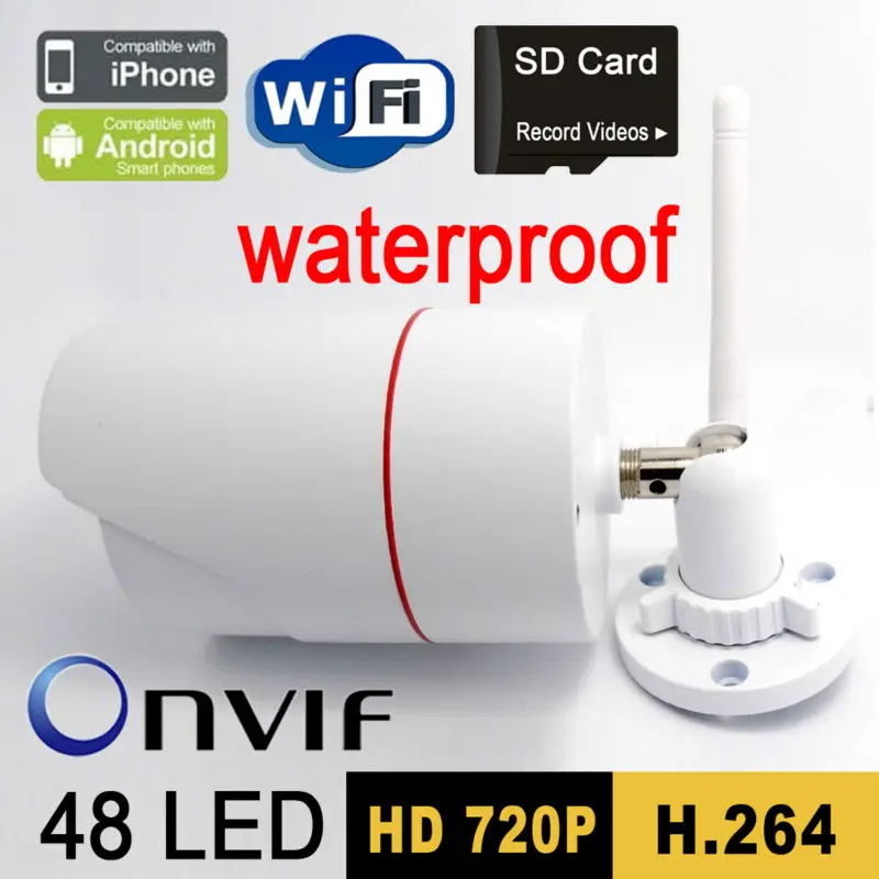 Ip-камера видеонаблюдения Wi-Fi 720P micro sd onvif p2p | Безопасность и защита