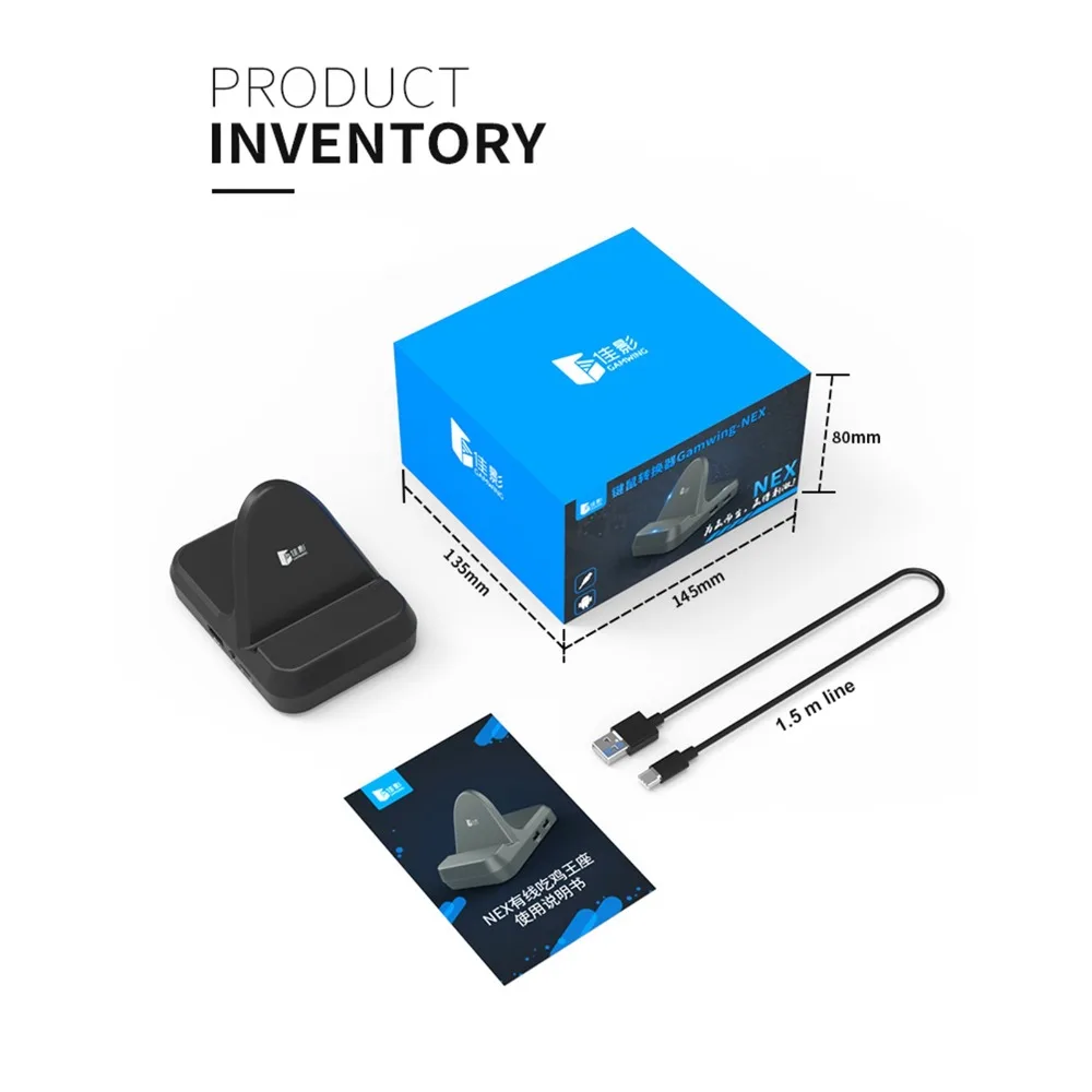 Переходник NEX для клавиатуры мыши док-станция геймпад Android Mobile PUBG Game Holder не