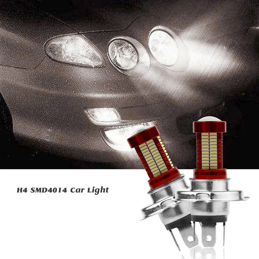 Car Headlight 2PCS H4 40W 10000LM LED Kit Beam Bulb 6500K White Light Suitable for most 12V cars.10000LM | Автомобили и мотоциклы