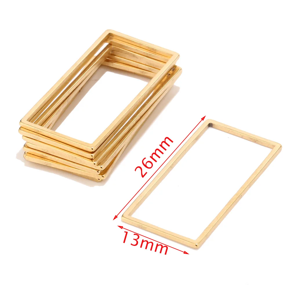 Шарм соединители из нержавеющей стали для изготовления ювелирных изделий