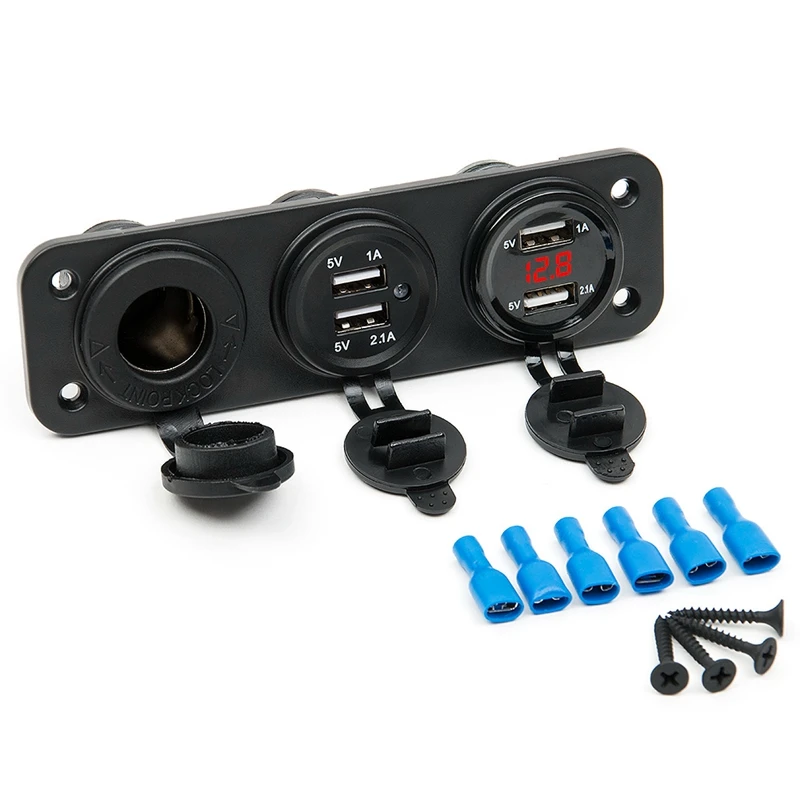 4 USB разъем для автомобиля мотоцикла прикуривателя Автомобильное зарядное