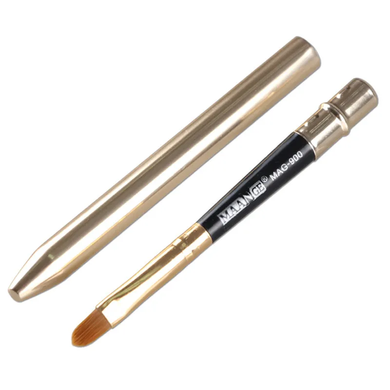 MAANGE пудра для макияжа тени век подводка глаз кисть губ инструмент p # Прямая