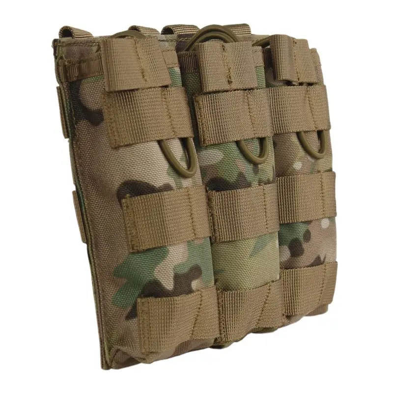 11 тактический MOLLE тройной Открытый Топ подсумок быстро AK AR M4 FAMAS Mag подсумок военный пейнтбольное оборудование