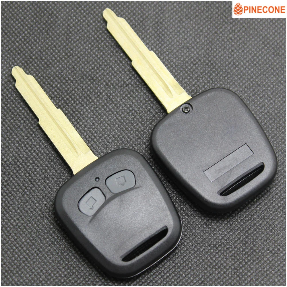 

PINECONE Key Case for MITSUBISHI LANCER SOUEAST SOVERAN Car 2 Button Uncut Blade Replaceable Remote Vehicle Key Shell Casing Fob