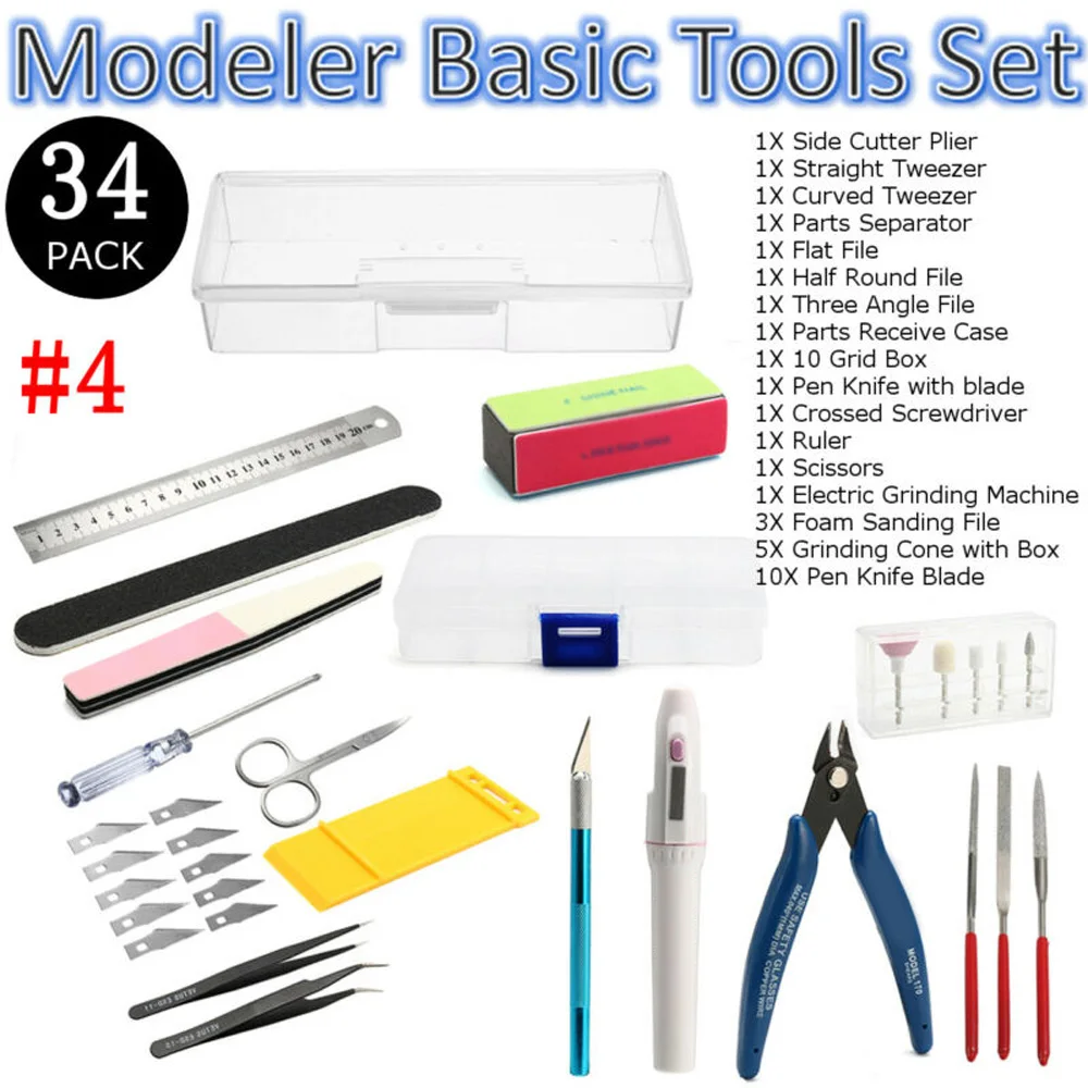 Полировальные стержни Модель Строительный комплект Щипцы Пинцет маркер ручка