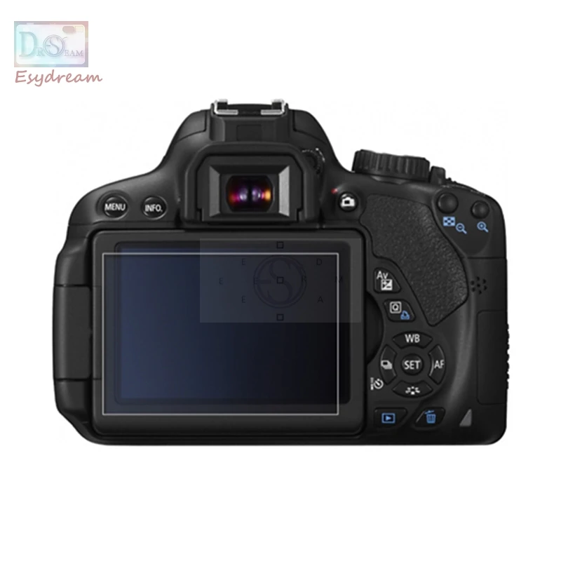 Самоклеящееся стекло/пленка для ЖК-экрана камеры Canon 800D 750D 760D 700D Rebel T7i T6i T6s T5i Kiss X8i