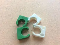 free shipping 400pcs 25mm Plastic PPR Single U Clamp Holder Hot Cold Water Pipe Tube