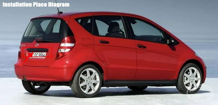 Автомобильная камера заднего вида для Mercedes Benz A Class W169/камера заднего вида/HD CCD RCA NTST PAL/лампа для номерного знака OEM