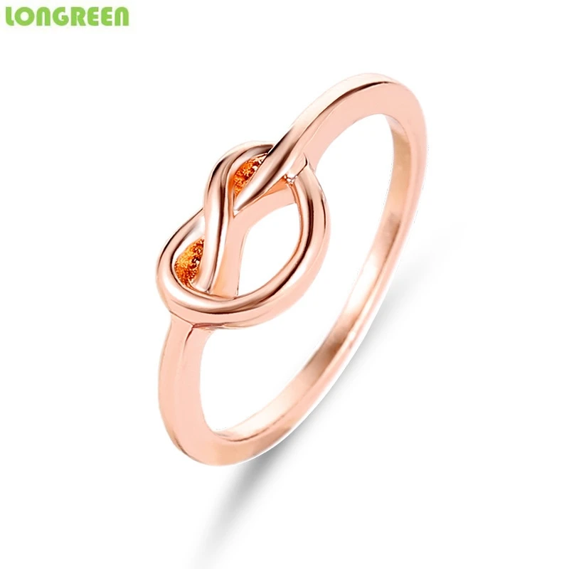 2018 New Fashion Gold Silver Rose Color Heart Shaped Wedding Ring for Woman Jewelry Party Gifts | Украшения и аксессуары