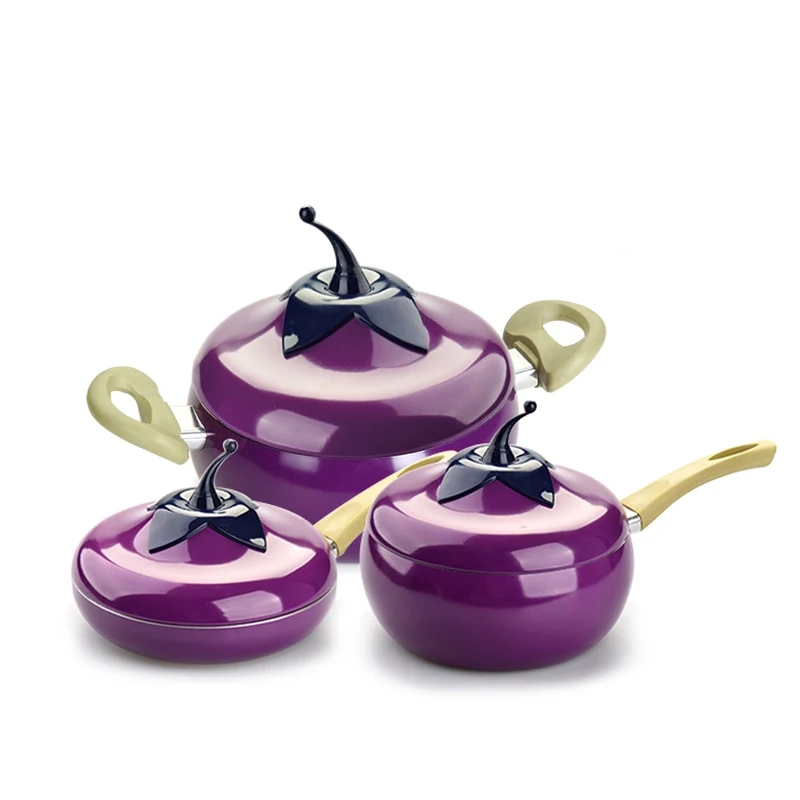 Горячая продажа сковорода для готовки фруктовая цветная кастрюля керамическая