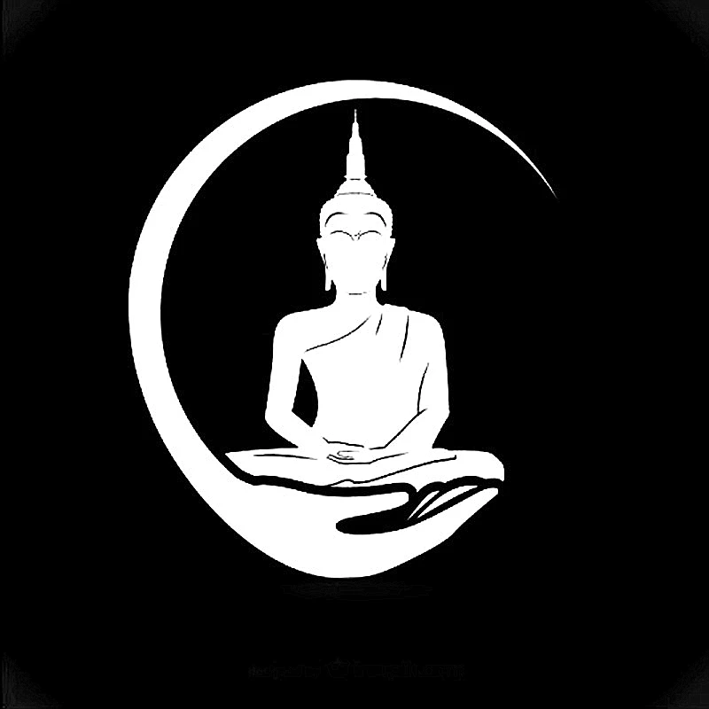 1 шт. забавные статуи Будды автомобильная наклейка стикер для автомобиля