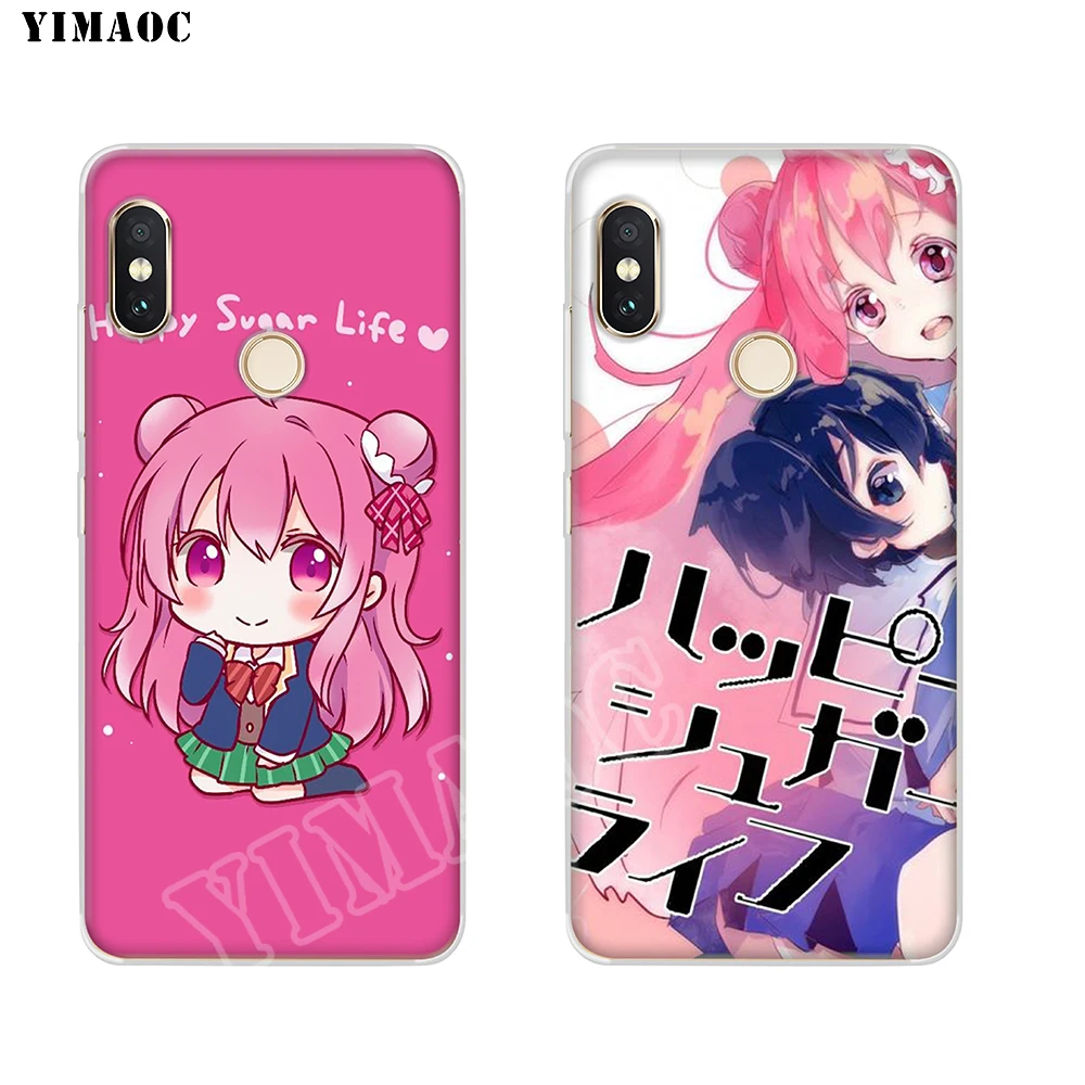 Мягкий ТПУ чехол YIMAOC happy sugar life для Xiaomi Redmi 6 4X 5A 4A S2 Note 4 5 Pro Plus Mi 8 9 SE A2 A1 MiX 2S MAX 3 |