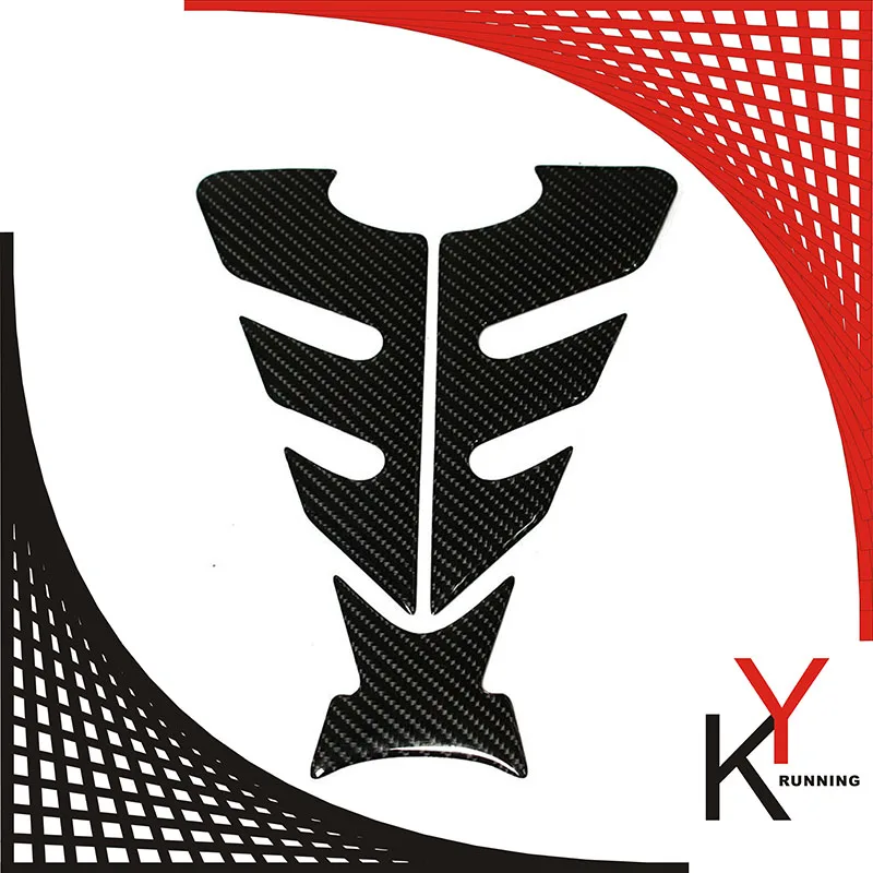 KYRUNNING карбоновая 3D наклейка эмблема защитный бак накладка Cas крышка подходит для