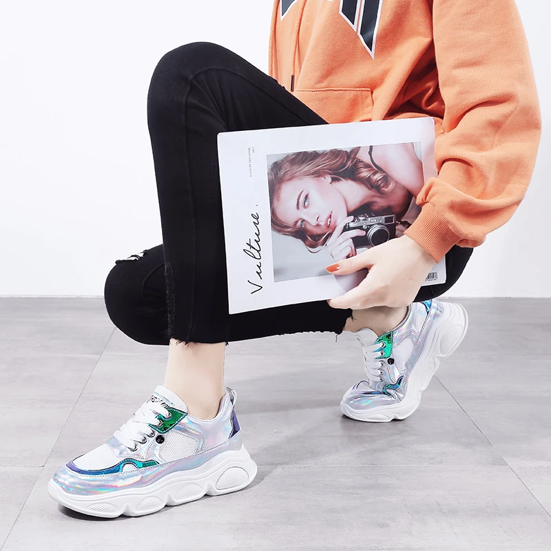 Новинка женские кроссовки коллекция 2019 года сезон весна дышащая обувь для отдыха