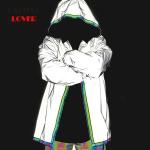 Мужская куртка с капюшоном, светоотражающая водонепроницаемая куртка в стиле хип-хоп, светящаяся в темноте куртка, светящаяся куртка, ночной Светильник