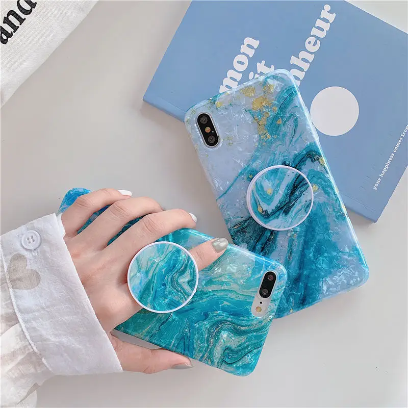 Мраморный чехол FLYKYLIN для iphone X XS Max XR 6S 6 7 8 Plus SE 2 Huawei P30 Pro P20 Lite Mate 20 Nova 3 3i 3e 4 4e