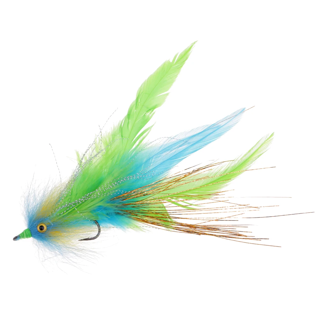 Нахлыстовая рыбалка соленая вода Flie Streamer Steelhead лосось стрейпер Искусственные