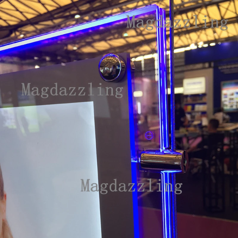 Односторонний подвесной RGB светодиодный дисплей для окон A1 изменяющий цвет