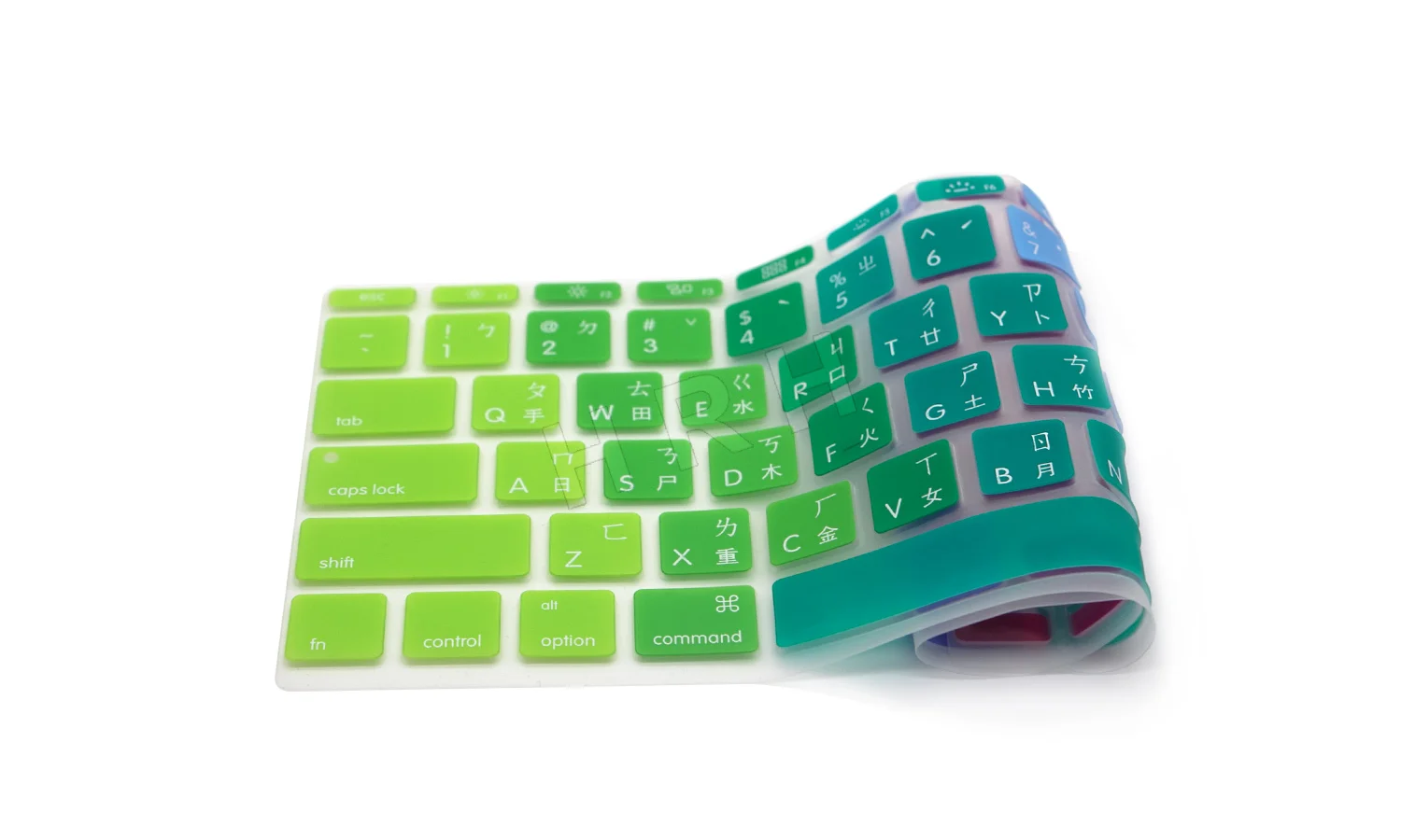 Радуга тайваньские шрифты тайваньский язык силиконовый чехол для клавиатуры США