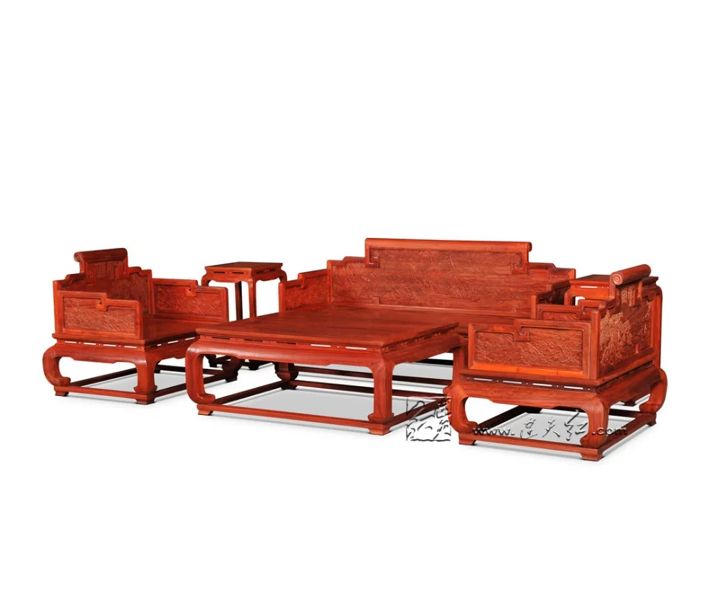 Мебель для гостиной наборы диванов столы из розового дерева с престолом массива