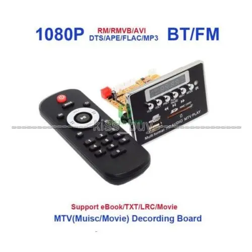 DTS декодер Bluetooth 4 2 без потерь MP4 MP5 MP3 плата APE player цифровой MTV HD