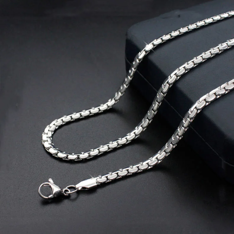Модное простое новое ожерелье из титановой стали властное нержавеющей модели