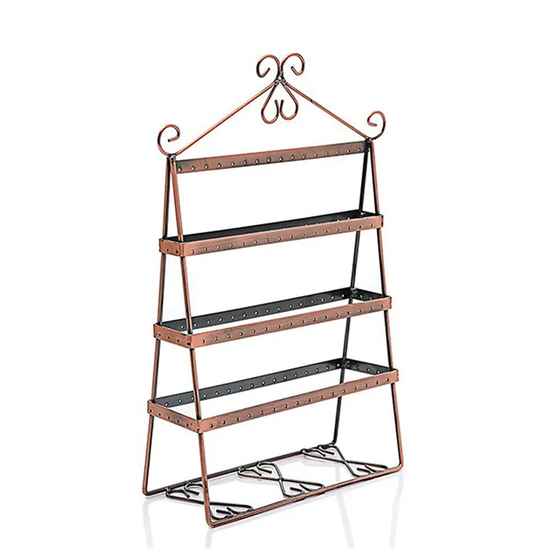 Вешалка с 72 отверстиями креативный держатель из кованого железа для сережек