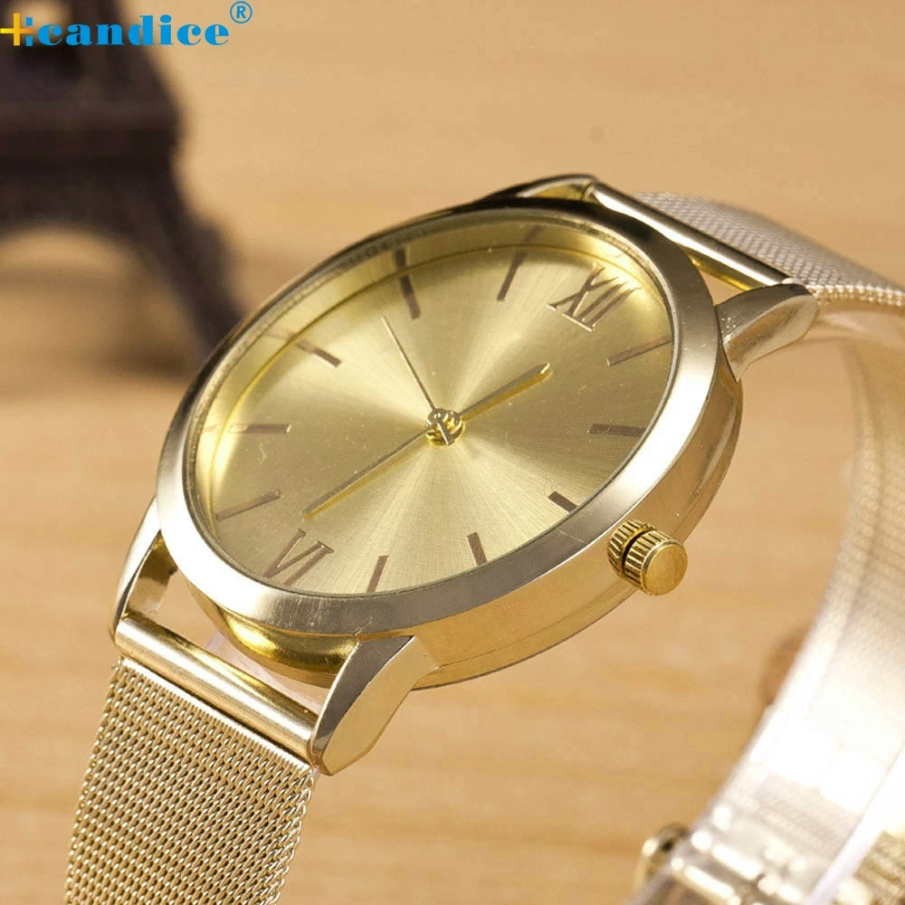 Великолепные Relojes Mujer модные часы женские золотые из нержавеющей стали наручные
