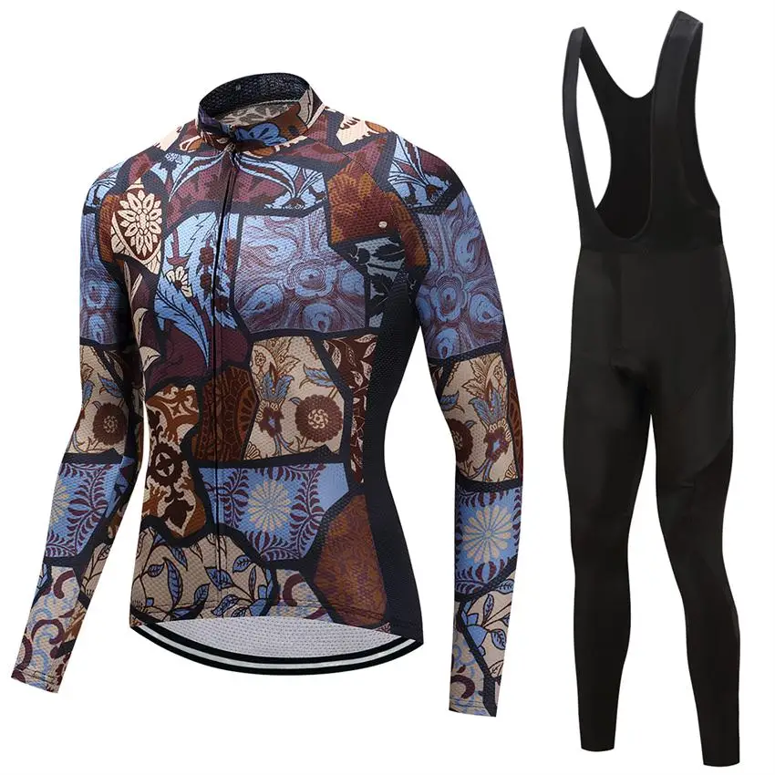 High Quality Long Roupa Ciclismo Cycling Jersey MTB Hombre Bike Jerseys Bicicleta Clothing Outdoor Fitness Men's Sportswear SA15 | Спорт и