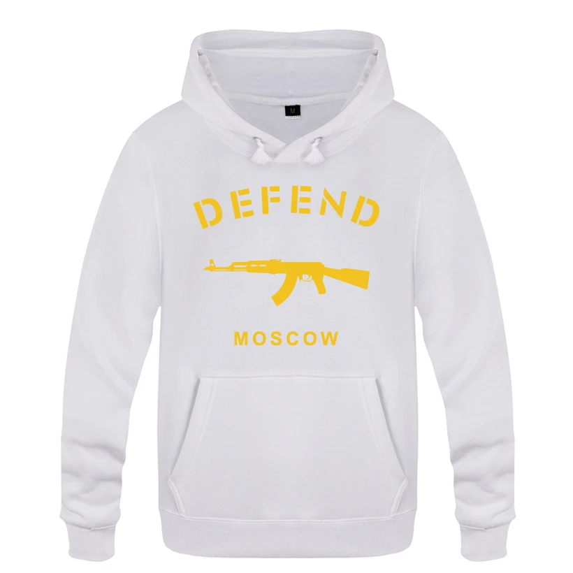 Мужские толстовки с капюшоном MOSCO AK47 пуловер флисовой подкладкой 2018|Мужские и