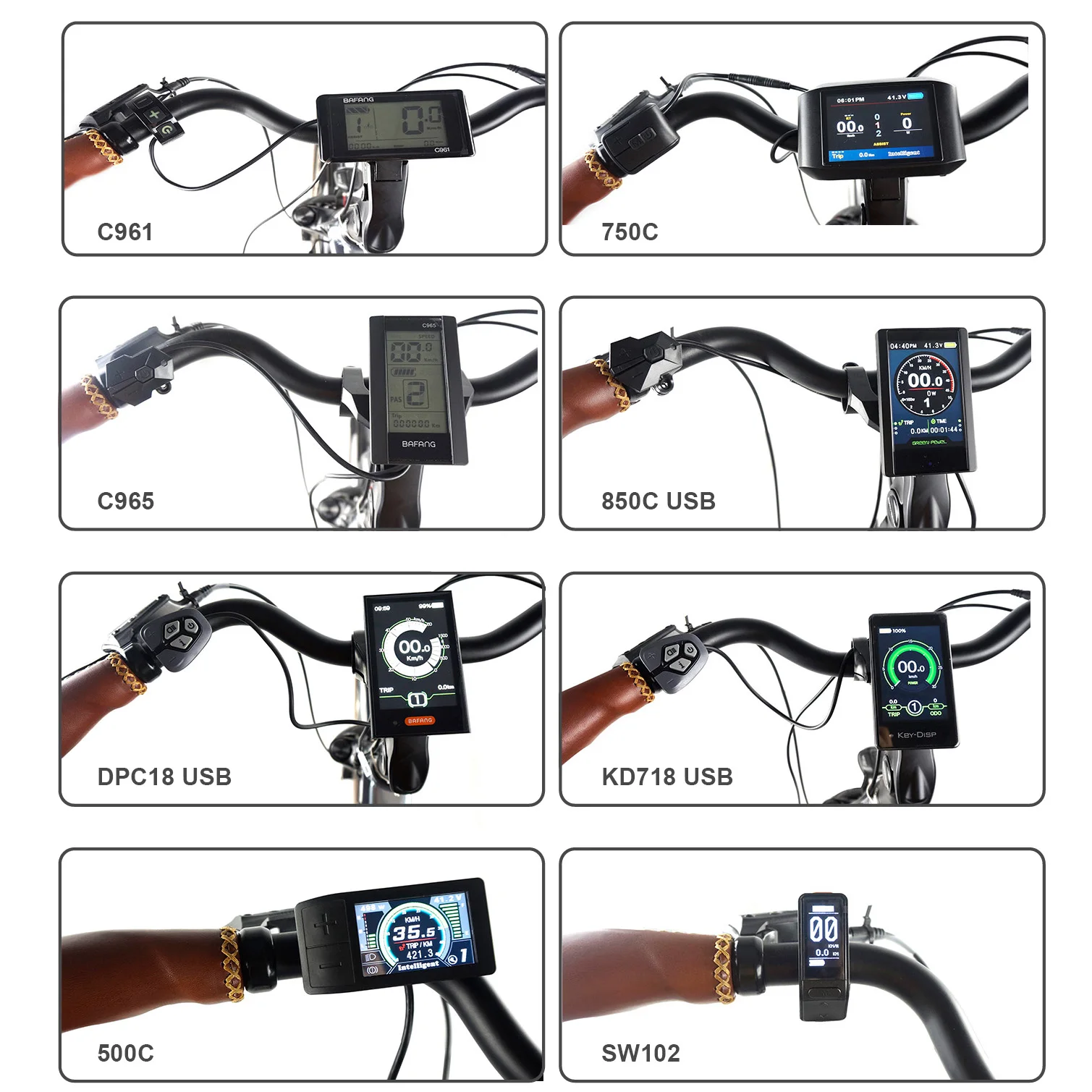 

Bafang BBSHD 48V 1000W Eletric Bicycle Mid Crank Drive Motor Conversion Kit With 850C C965 SW102 Lcd Display