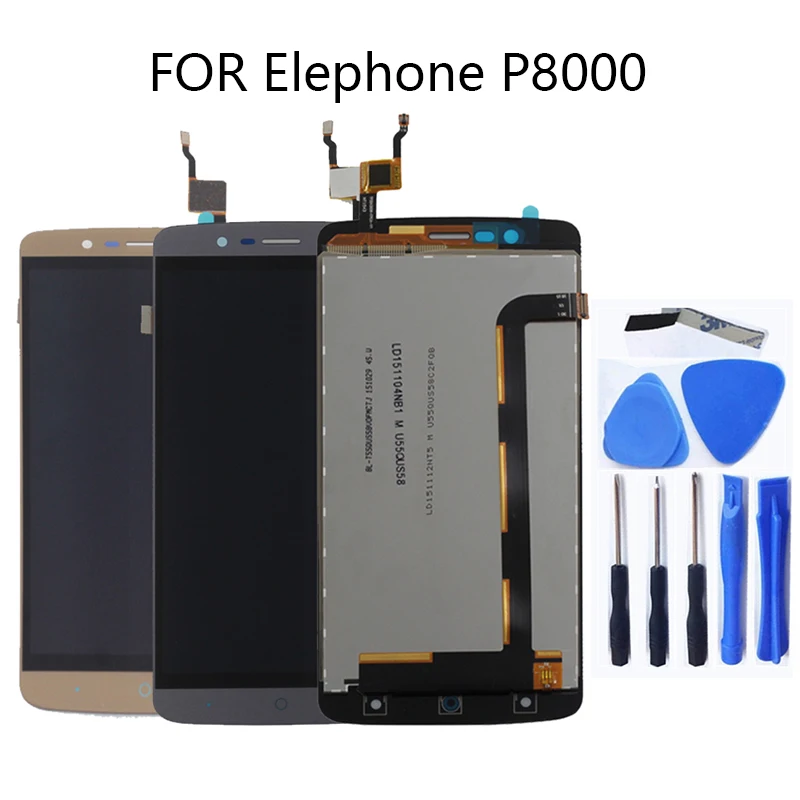 Для Elephone P8000 Android 5 1 ЖК-дисплей сенсорный экран в исходном планшета для +