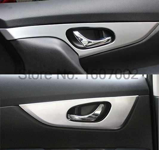 Хромированная внутренняя дверная ручка для NISSAN QASHQAI J11 2014 2015 2016 накладка отделка