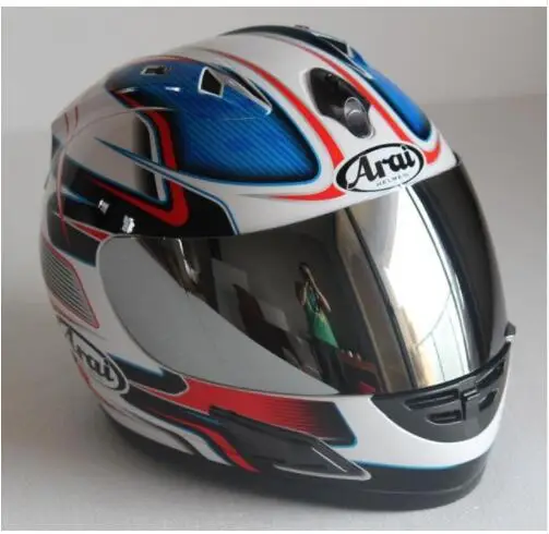 ARAI RX-7 высокое качество анфас мотоциклетный шлем. Ветрозащитный Теплый гоночный шлем, Capacete - Цвет: 7