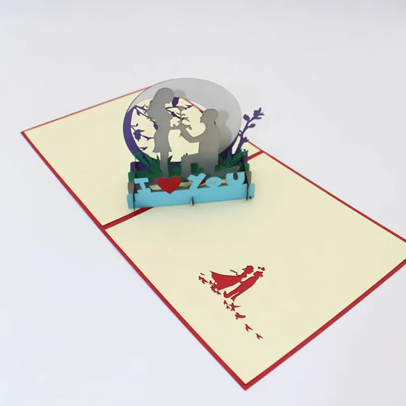 3D высокое качество ручной работы День Святого Валентина мальчик шоу любовь