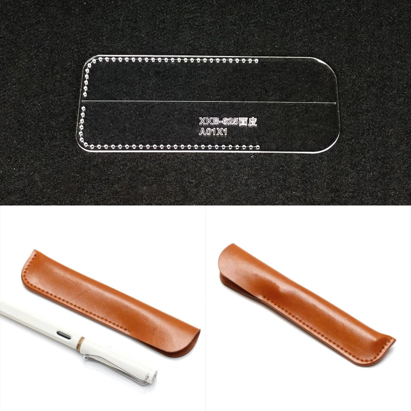 Шаблон для карандашей из кожи прозрачный акриловый шаблон дизайна трафарет