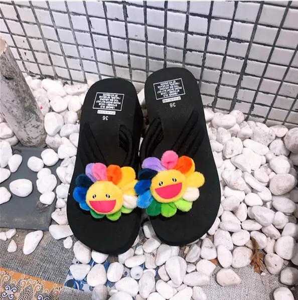 HAHAFLOWER новые оригинальные милые летние слиперы сандалии шлепанцы с свежими