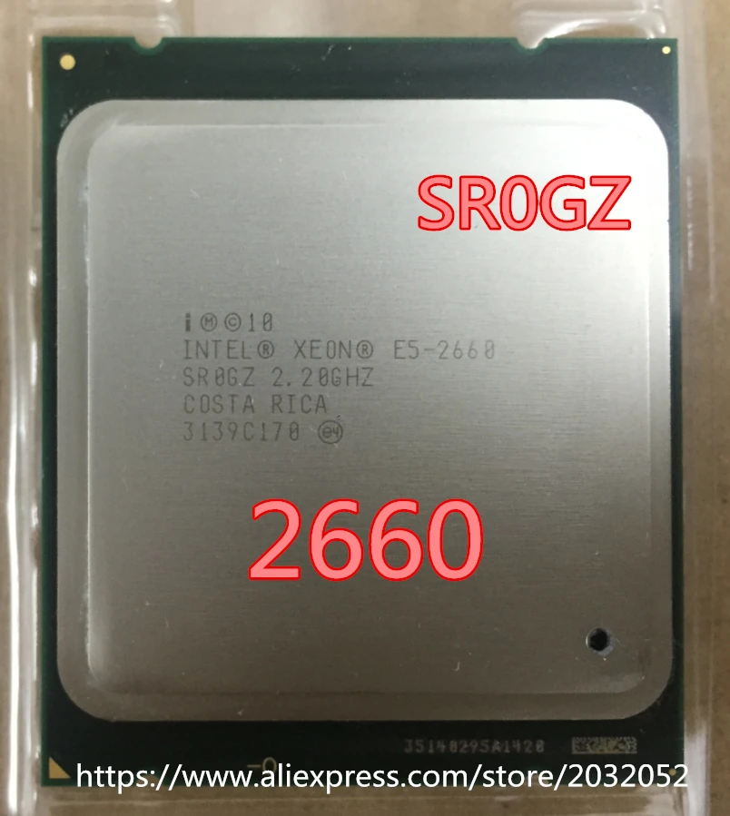 Для INTEL XEON E5 2660 SR0GZ CPU 8 CORE 2 20 GHz 20M 8GT/s 95W процессор C1 Бесплатная доставка 100% рабочий|e5